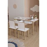 Yüceer Home Montessori Çocuk Masası Oyun Masası Aktivite Masası 2 Adet Sandalyeli 2 Çekmeceli