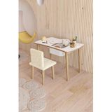 Yuceer Home Montessori Cocuk Oyun Aktivite Masasi Welsoft Kumasli Oturma Sandalye Takimi