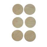 YüceGül 5 Cm Çapında 50 Adet Yuvarlak 3mm Mdf