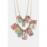 yucelique ZRA Model Charm Detaylı Yaz Kolleksiyonu Premium Çoklu Charm Kolye Set