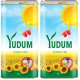 Yudum Ayçiçek Yağı 5 lt Teneke (2 paketi)