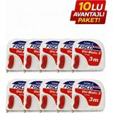 yuenze 3M Şerit Metre Avantajlı Paket (10’lu)