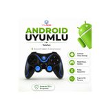 YUES Android Kablosuz Oyun Kolu | Android TV / TV Box / Telefon Uyumlu Gamepad (Düşük Gecikme)