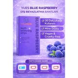 YUES Blue Raspberry Diş Beyazlatma Bantları 7x2 Strip - 30 Dakikada Kullanım, Mine Dostu