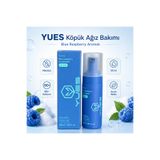 YUES Foaming Blue Raspberry Mouthwash Köpük Ahududu Aromalı Ağız Gargarası Alkolsüz Ferah Nefes 60+ Kullanım