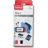 Yues Nintendo Switch 13 Parça Koruyucu Aksesuar Seti – Silikon Kılıf, Taşıma Çantası, Ekran Koruyucu