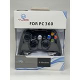 Yues PC Uyumlu Kablolu Gamepad Bilgisayar Oyun Kolu Titreşim Özelliği Ve Ergonomik Tasarım - Siyah