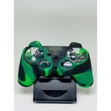 Yues Ps3 Joystick Silikon Kılıf Dualshock Koruyucu Kılıf Desenli Yeşil Siyah