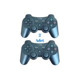 YUES PS3 Uyumlu Kablosuz Oyun Kolu 2’li Set – DualShock 3 PS3 Joystick Titreşimli Şarjlı Controller