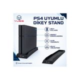 YUES PS4 Dikey Stand – Vertical Stand, PlayStation 4 Kalın Kasa Uyumlu, Kaymaz Taban
