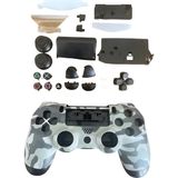 YUES PS4 DualShock 4 V1 Full Kasa + Tuş Takımı – JDM-001/011/020 Uyumlu, Dayanıklı Kaplama, Kamuflaj Desen