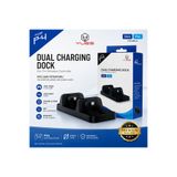 YUES PS4 Fat/Slim/Pro Uyumlu DualShock 4 Oyun Kolu Şarj Standı, Çift Yuvalı USB Dock