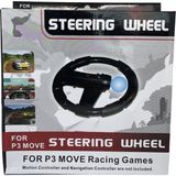 YUES PS4 VR Move Direksiyon – PS Move Racing Wheel Aparatı, PS3/PS4/PS5 Uyumlu, Kaymaz Kavrama, Hafif ABS* - Siyah