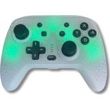 Yues Switch Pro Controller Oyun Kolu Joystick Işıklı Beyaz (Nintendo Switch / Lite / OLED Pc / Android Uyumlu)