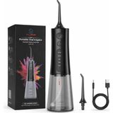 Yues Y209 Taşınabilir Ağız Duşu, Şarjlı Oral Irrigator, 300 ml Su Hazneli Diş Duşu, 5 Modlu - Çok Renkli
