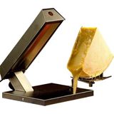 Yuewo Raclette Çeyrek Tekerlek Peynir Eritici Ticari Elektrikli Peynir Makinesi Nacho Peynir Tekerleği Için 600 W Ayarlanabilir Açı Hızlı Isıtma - Siyah