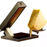 Yuewo Raclette Çeyrek Tekerlek Peynir Eritici Ticari Elektrikli Peynir Makinesi Nacho Peynir Tekerleği İçin 600 W Ayarlanabilir Açı Hızlı Isıtma