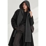 YUGA KNİTTİNG KADIN TRİKO ÖRME KIŞLIK KAPŞONLU AKSESUAR ŞAL ATKI ŞAPKA BALACLAVA