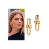 YUGENCONCEPT Gold Kaplama Tifany Küpe