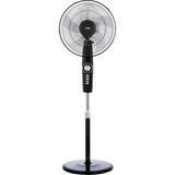 Yui F49 Siyah 16 Inç 50W 4 Kademe 5 Pervane Döner Başlıklı Vantilatör - Çok Renkli
