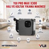 Yui X300 Pro Max 2000 W Buharlı Halı ve Koltuk Yıkama Makinesi-Buharlı Temizlik Makinesi - Gri - Koyu Gri