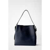 Yuka Atelier Nomu Toka Detaylı Shopper Çanta - Lacivert