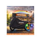 Yuki Defender Maxi ADV İle Uyumlu Motosiklet Brandası,Arka Çanta Uyumlu Motor Branda,Siyah