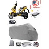 Yuki Imola 125 Branda Gri Arka Çanta Uyumlu(Topcase) Motosiket Brandası Motor Örtüsü Çadır Su Geçirmez Motosiklet Kılıfı Motor Brandası,lastikli,taşıma Torbalı