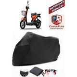 Yuki QM50QT-6E Snoopy Branda Siyah Motosiket Brandası Motor Örtüsü Çadır Su Geçirmez Motosiklet Kılıfı Motor Brandası,lastikli,taşıma Torbalı - Arka Çanta UYUMSUZ