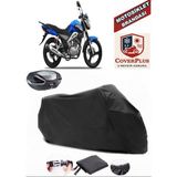 Yuki TN150-3A Driver Branda Siyah Arka Çanta Uyumlu(Topcase) Motosiket Brandası Motor Örtüsü Çadır Su Geçirmez Motosiklet Kılıfı Motor Brandası,lastikli,taşıma Torbalı