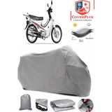 Yuki YK-100-7A Gusto Branda Gri Motosiket Brandası Motor Örtüsü Çadır Su Geçirmez Motosiklet Kılıfı Motor Brandası,lastikli,taşıma Torbalı - Arka Çanta UYUMSUZ