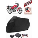 Yuki YK100-5 Branda Siyah Motosiket Brandası Motor Örtüsü Çadır Su Geçirmez Motosiklet Kılıfı Motor Brandası,lastikli,taşıma Torbalı - Arka Çanta UYUMSUZ