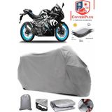 Yuki YK250 Branda Gri Motosiket Brandası Motor Örtüsü Çadır Su Geçirmez Motosiklet Kılıfı Motor Brandası,lastikli,taşıma Torbalı - Arka Çanta UYUMSUZ