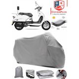 Yuki ZN-100T-E5 Legend Branda Gri Motosiket Brandası Motor Örtüsü Çadır Su Geçirmez Motosiklet Kılıfı Motor Brandası,lastikli,taşıma Torbalı - Arka Çanta UYUMSUZ