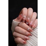 Yukii Beauty Kelebek Takma Tırnak Seti - Pembe