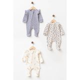 yukobaby bebeğiniz için en doğalı BEBEK %100 PAMUKLU FRESH FLOWER AND OLİIVE 3'LÜ PATİKLİ TULUM YENİDOĞAN HASTANE ÇIKIŞI BEBEK KIYAFETİ 0-3 AY