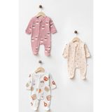 yukobaby bebeğiniz için en doğalı BEBEK %100 PAMUKLU MİLK&COOKİES 3'LÜ PATİKLİ TULUM YENİDOĞAN HASTANE ÇIKIŞI BEBEK KIYAFETİ 0-3 AY