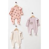 yukobaby bebeğiniz için en doğalı BEBEK %100 PAMUKLU NAKIŞLI AYICIKLI 3'LÜ PATİKLİ TULUM YENİDOĞAN HASTANE ÇIKIŞI BEBEK KIYAFETİ