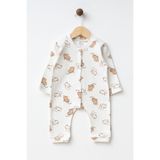 yukobaby bebeğiniz için en doğalı BEBEK HUG BEAR BEYAZ 3-6-9 AY PAMUKLU MANŞETŞİZ TULUM YENİDOĞAN HASTANE ÇIKIŞI BEBEK KIYAFETİ YK8729