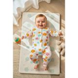 yukobaby bebeğiniz için en doğalı BEBEK LİTTE FLOWER 3-6-9 AY PAMUKLU MANŞETŞİZ TULUM YENİDOĞAN HASTANE ÇIKIŞI BEBEK KIYAFETİ YK987