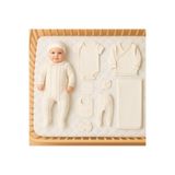 yukobaby bebeğiniz için en doğalı Bebek Raporlu %100 Pamuk 10'lu Yenidoğan Hastane Çıkışı Set lv3304