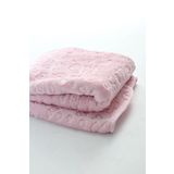 yukobaby bebeğiniz için en doğalı Kabartmalı Peluş Bebek Battaniyesi Pembe/(ÇİÇEK DESEN MUŞAMBA ÖNLÜK HEDİYELİ:))