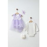 yukobaby bebeğiniz için en doğalı KIZ BEBEK FİYONKLU TAÇLI PATİKLİ 4'LÜ TAKIM MEVLÜT SETİ HEDİYELİK MEVLİT TAKIM