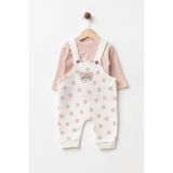 yukobaby bebeğiniz için en doğalı KIZ BEBEK SEVİMLİ AYICIK FİYONKLU 2'Lİ BADİLİ SLOPET TAKIM YK233131