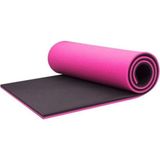 Yukon 10 mm Çift Taraflı Pembe Siyah Pilates Matı Pilates Minderi 180CMX60CM X10 mm