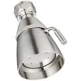 Yüksek Akışlı Duş Başlığı Fırçalanmış Nikel, Angle Simple Pirinç Duş Püskürtücü, Ayarlanabilir Açı ve Su Akışı, Dış Mekan Duş Püskürtme Başlığı, Dişi G 1/2