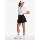 Yüksek Bel Biyeli Rahat Kalıp Mini Spor Şortlu Tenis Eteği