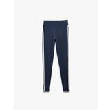 Yüksek Bel Çizgili Slim Fit Spor Tayt