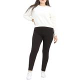 Yüksek Bel Fitilli Tayt, Dar Kalıp (siyah, 2xl)