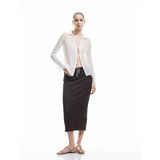Yüksek Bel Slim Fit Midi Kalem Etek Bürümcük